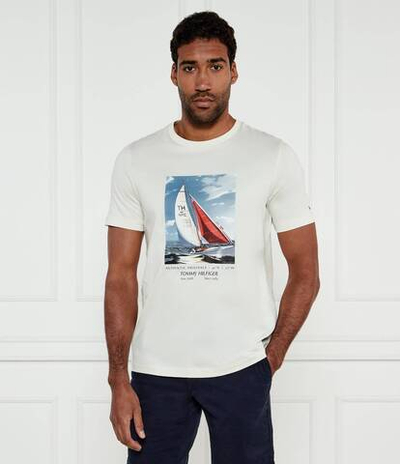 Футболка Tommy Hilfiger - экрю(MW0MW38615)