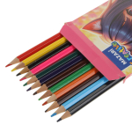 Карандаши 12цв. "Девочка Аниме" d грифеля=2,65мм. дерев. шестигран. коробка (Mazari)