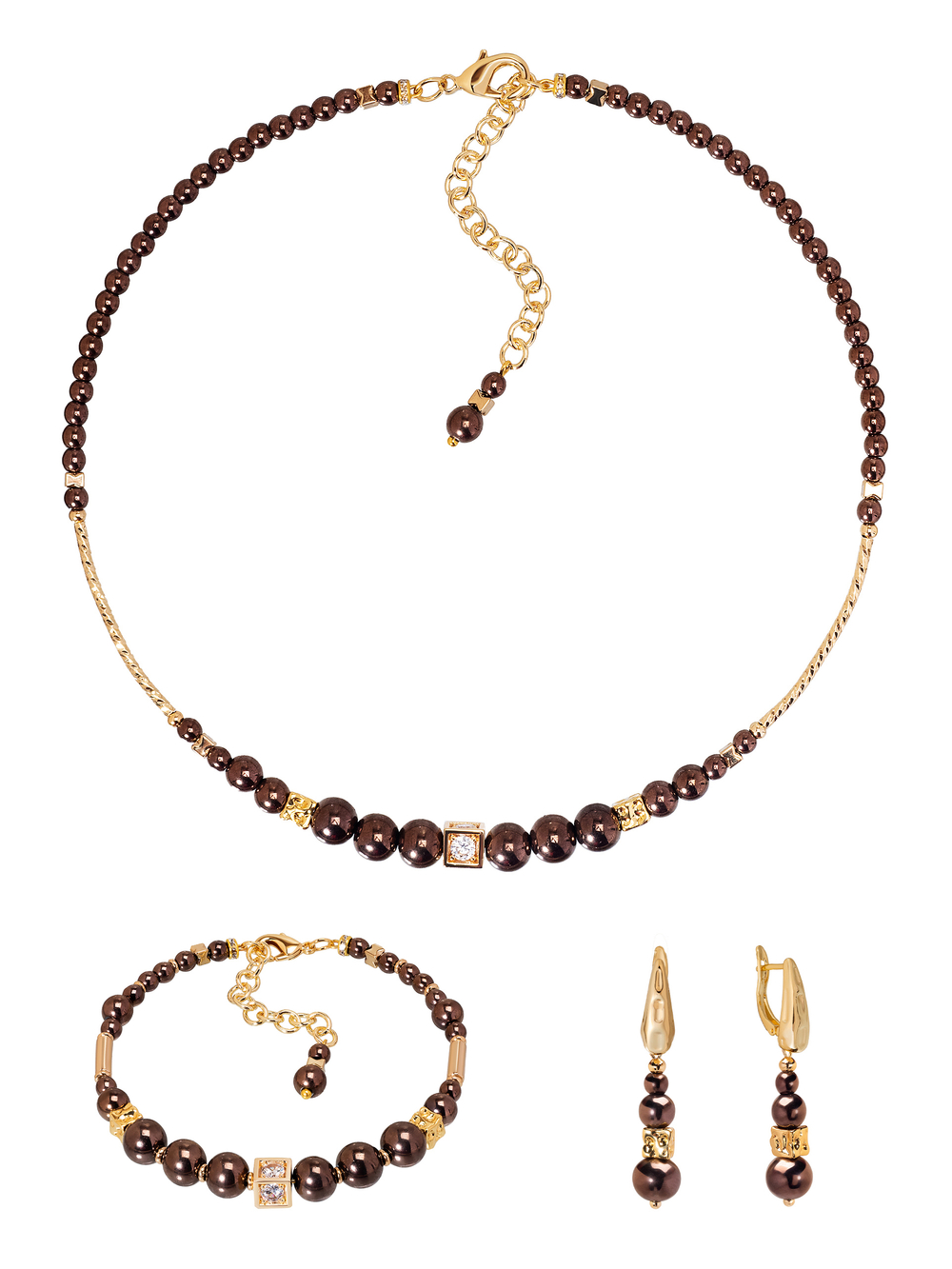 91003657 Серьги Selena Pearls