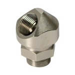 Поворотный адаптер 45° M50x1,5, IP68/IP67, никелированная латунь