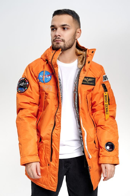Куртка Аляска Nord Denali Space NASA (оранж - orange)