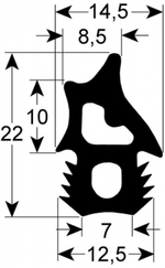 Уплотнитель двери KGN1563A/KGN1629A для  XEVC-0511 UNOX