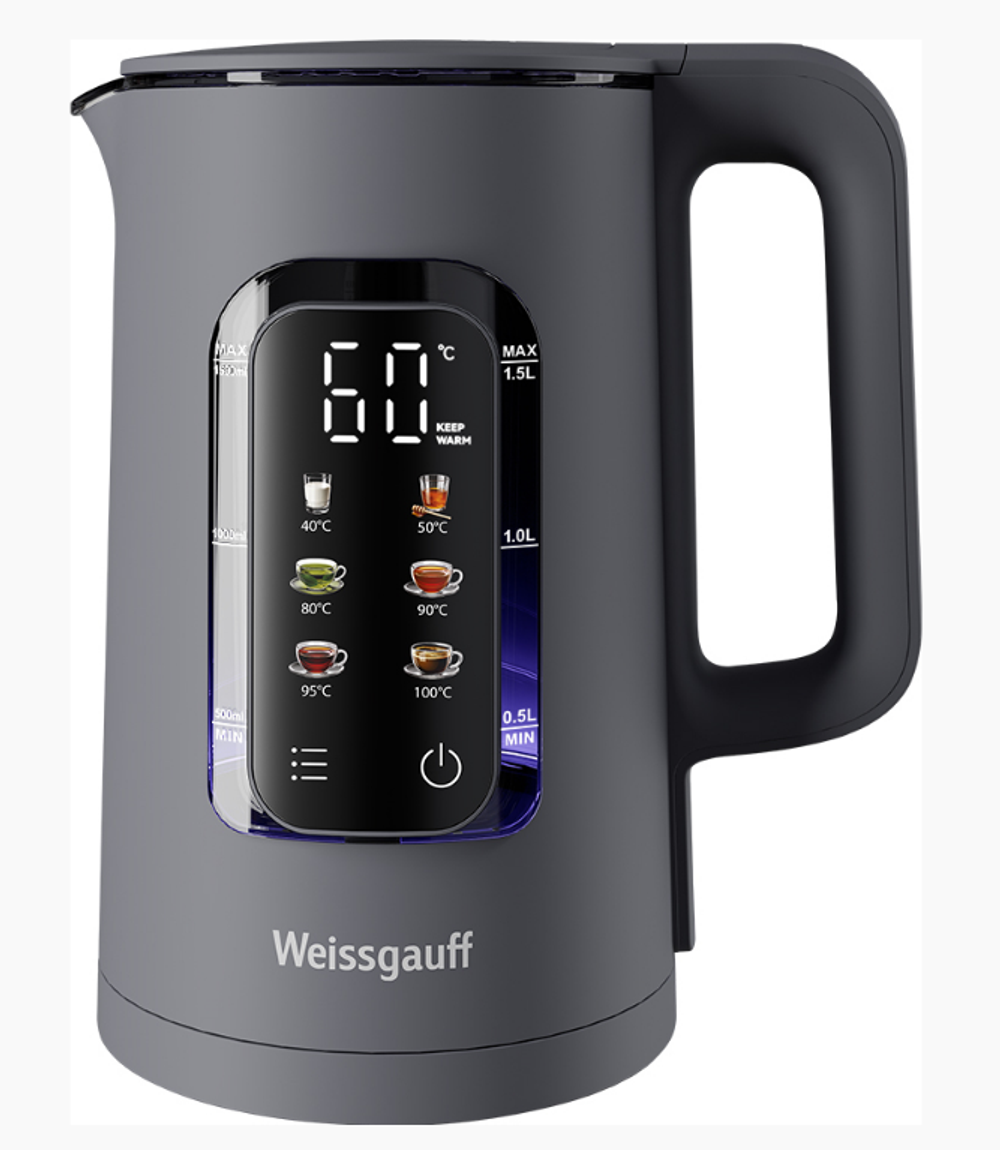 Электрочайник Weissgauff  WK 1500 Dt Touch BodyCool (q)