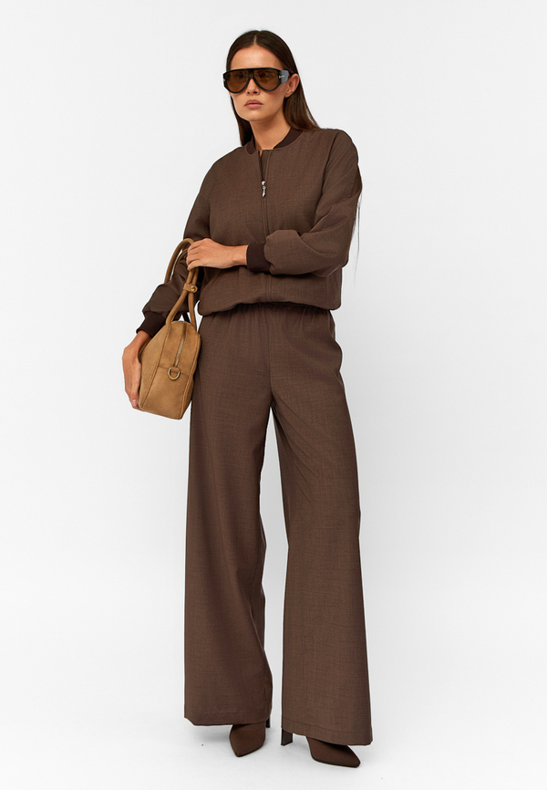 Брюки EMMA цвета кофе
