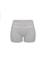 grey fold over shorts