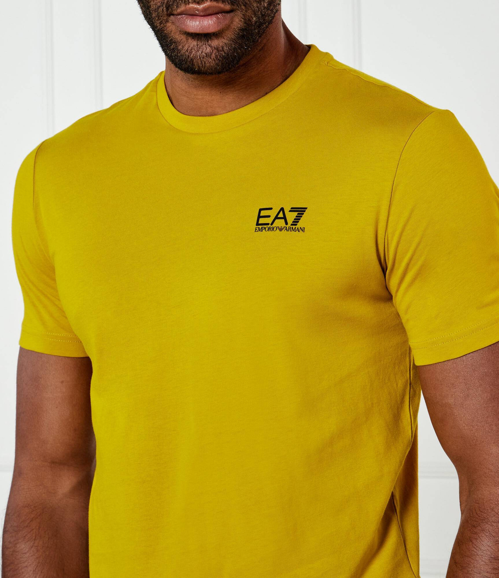 Футболка EA7 - горчичный(8NPT25 PJVPZ)