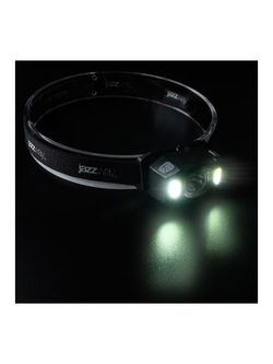 Фонарь аккумуляторный налобный AccuH3-L5W-bk LED 5Вт + 2хRED SMD IP54 5 режимов: 100проц. 180лм 3.5ч/50проц. 110лм 5.5ч/30проц. 65лм 15ч/красн. 28ч/мигающ. красн. 12ч аккум. управл. жестами черн. JazzWay 5036703