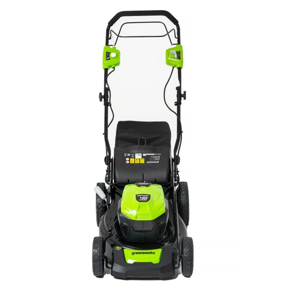 Газонокосилка аккумуляторная Greenworks Арт. 2506807, 40V, 46см, самоходная, бесщеточная