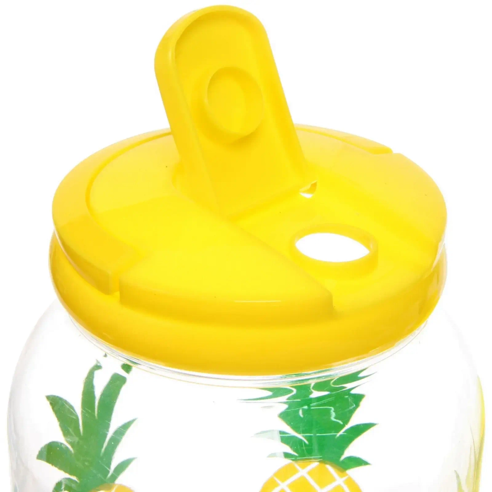 Кувшин пластиковый 3,8л «Лето» в наборе с 4-мя стаканами 650мл