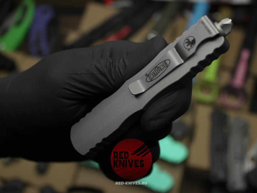 Нож Microtech DIRAC® D/E APOCALYPTIC STANDARD NATURAL CLEAR (225-10APNC)