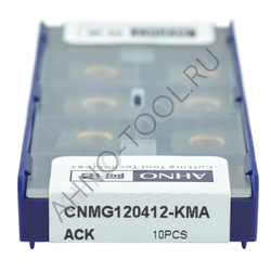 Пластина твердосплавная ISO CNMG120412-KMA ACK20E AHNO по чугуну, получистовая