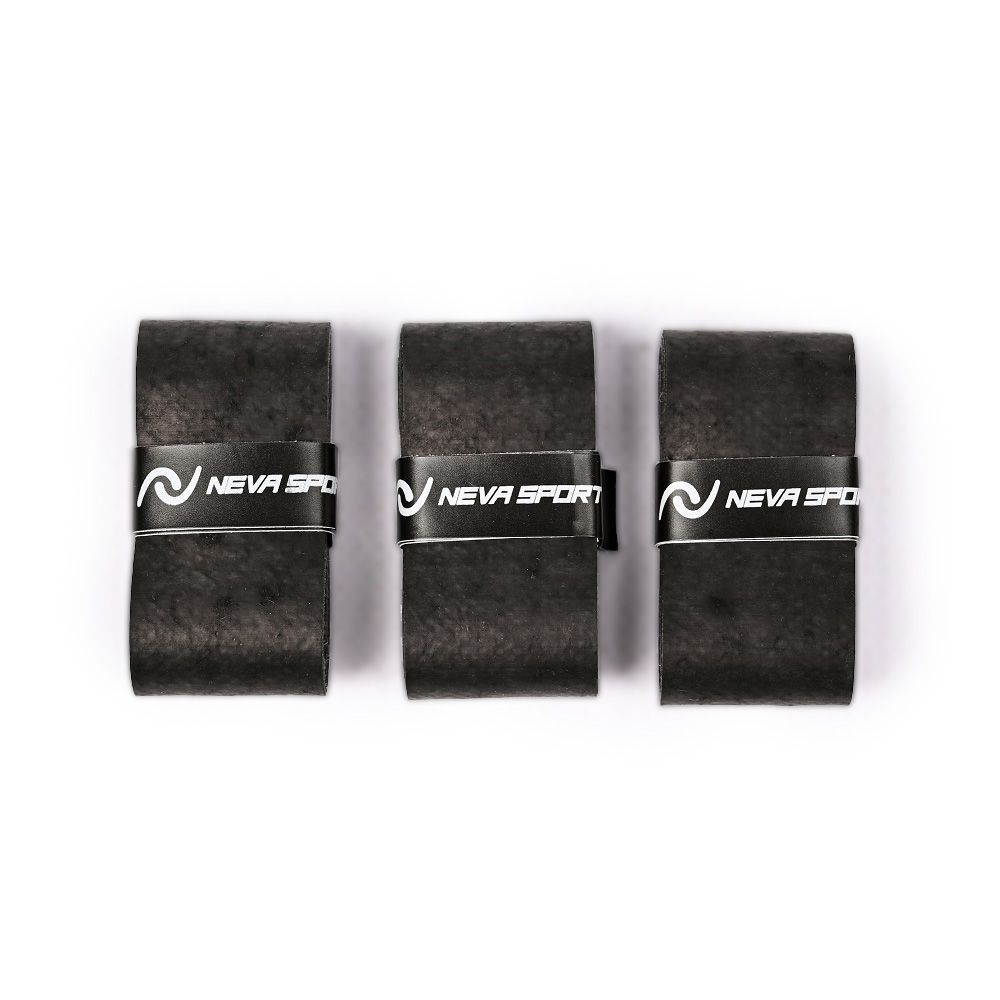 Овергрип NEVA SPORT, UOA2-105, упак. по 3 шт, 0.6 мм, 110см, черный
