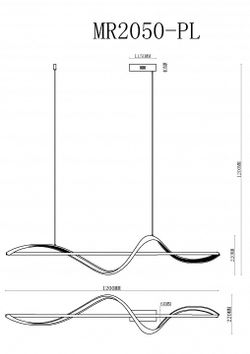 Подвесной светильник MyFar Marry MR2050-PL