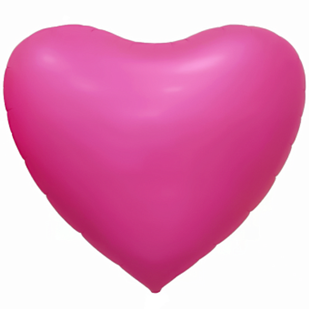 К 70'' Сердце Розовый Сатин 140 см.