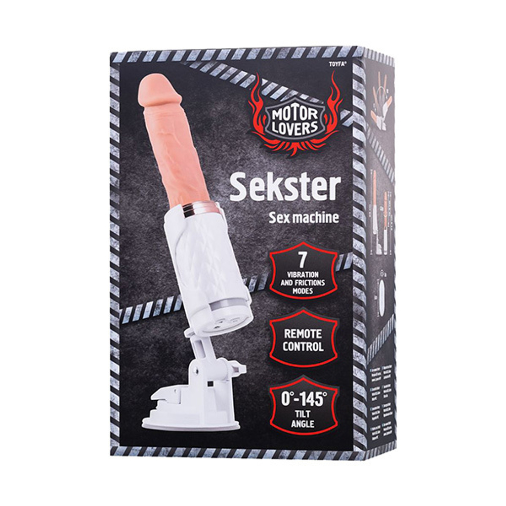 Белая секс-машина ToyFa Motor Lovers Sekster 456605