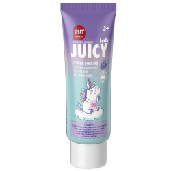 SPLAT Зубная паста Джуси для детей, виноград, 55гр., блок 12шт., Сплат