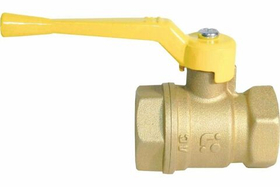 Кран шаровой 11Б27п Ду15-50 вр/вр, газ, рычаг, БАЗ