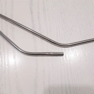 Трубочка металлическая изогнутая (уценка)