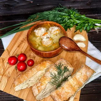Суп с мясными фрикадельками/350мл