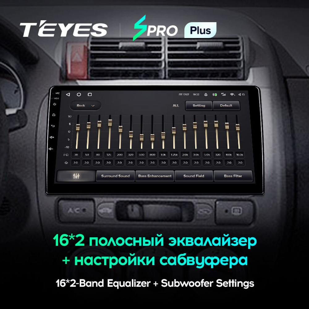 Teyes SPRO Plus 9" для Honda Jazz 1 2001-2008