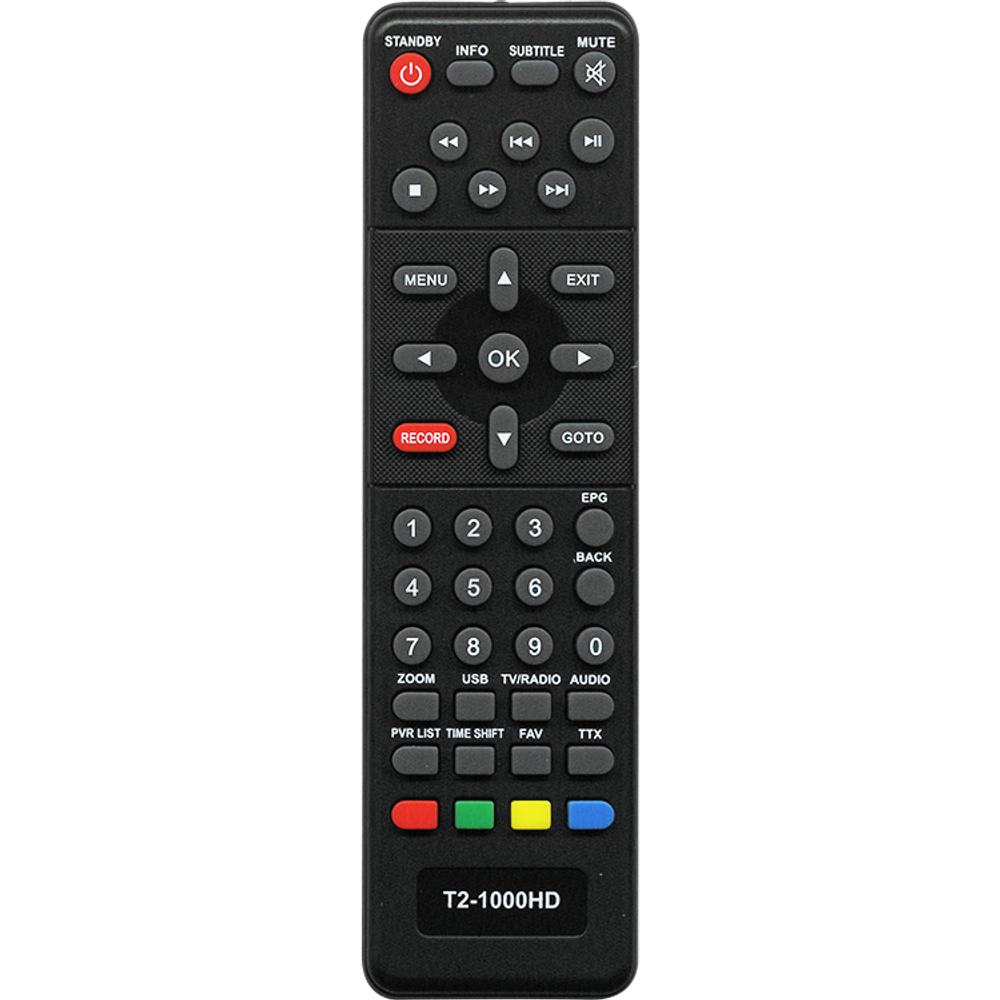 ПДУ приставки LUMAX DVB T2-4100 HD