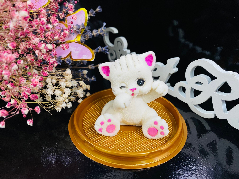 Шоколадная фигурка Котик (глазурь)