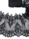01-54 Кружево шантильи 23 см, черный 170