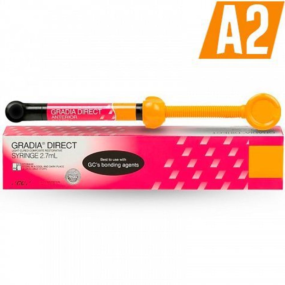 Gradia Direct (Syringe) ANTERIOR A2- светоотверждаемый реставрационный гибридный композит, 4 г