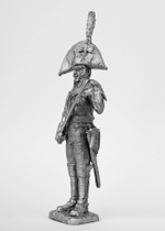Оловянный солдатик Унтер офицер прусского кирасирского полка 1806 год