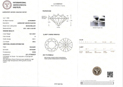 Лабораторно-выращенный бриллиант Кр-57 6.53-6.58 мм D/VVS1 1.08 ct