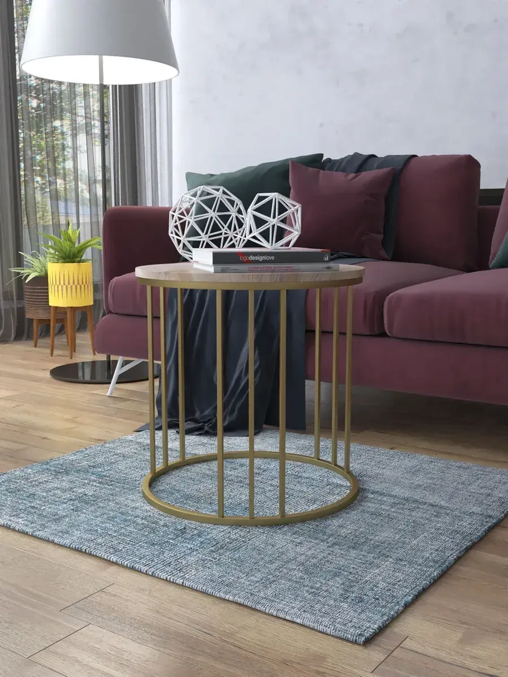 Журнальный стол Трио малый - ЗД - МДФ в ПВХ