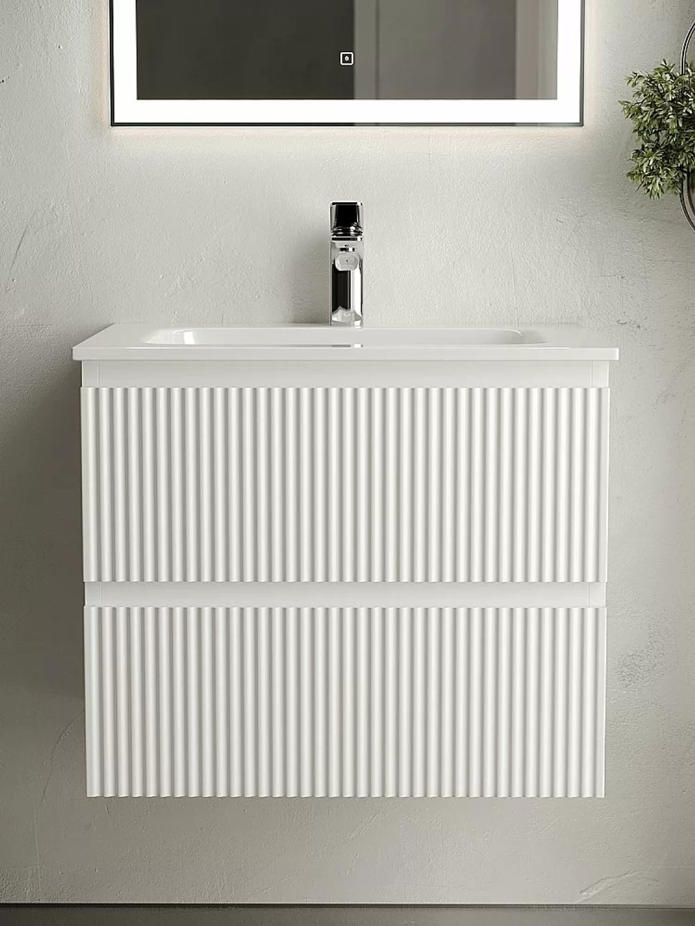 Тумба с раковиной Sancos SNOB R SNR60W 60 Bianco