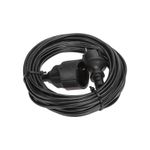 Удлинитель-шнур ПВС 3х0,75мм², 10м, с/з, 6А, 1300Вт, IP20, черный PROconnect