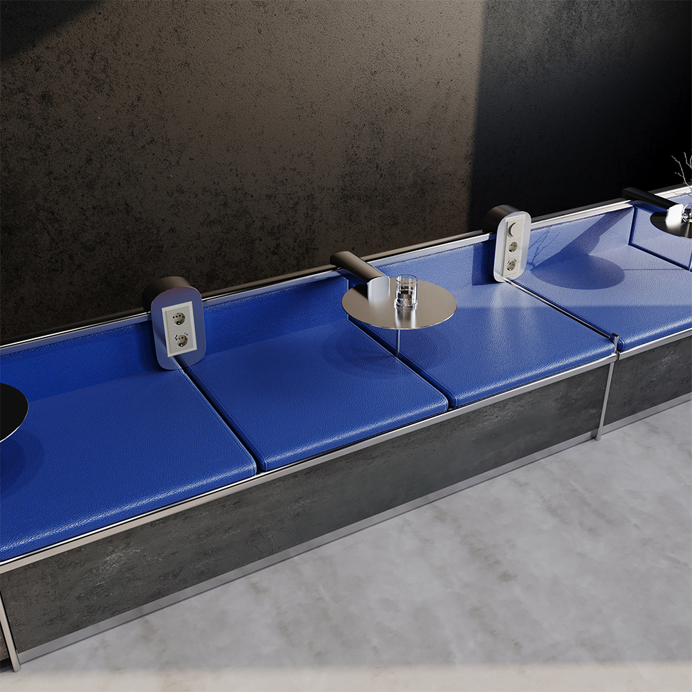 Рамка стеклянная VOLTUM S70 на 3 поста, (шелк, стекло)