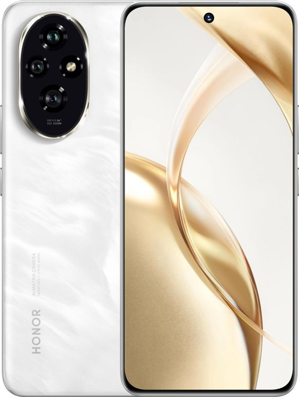 6.7" Смартфон Honor 200 12/512Gb,  NFC,  AMOLED,  120Гц,  5200мAч,  белый лунный
