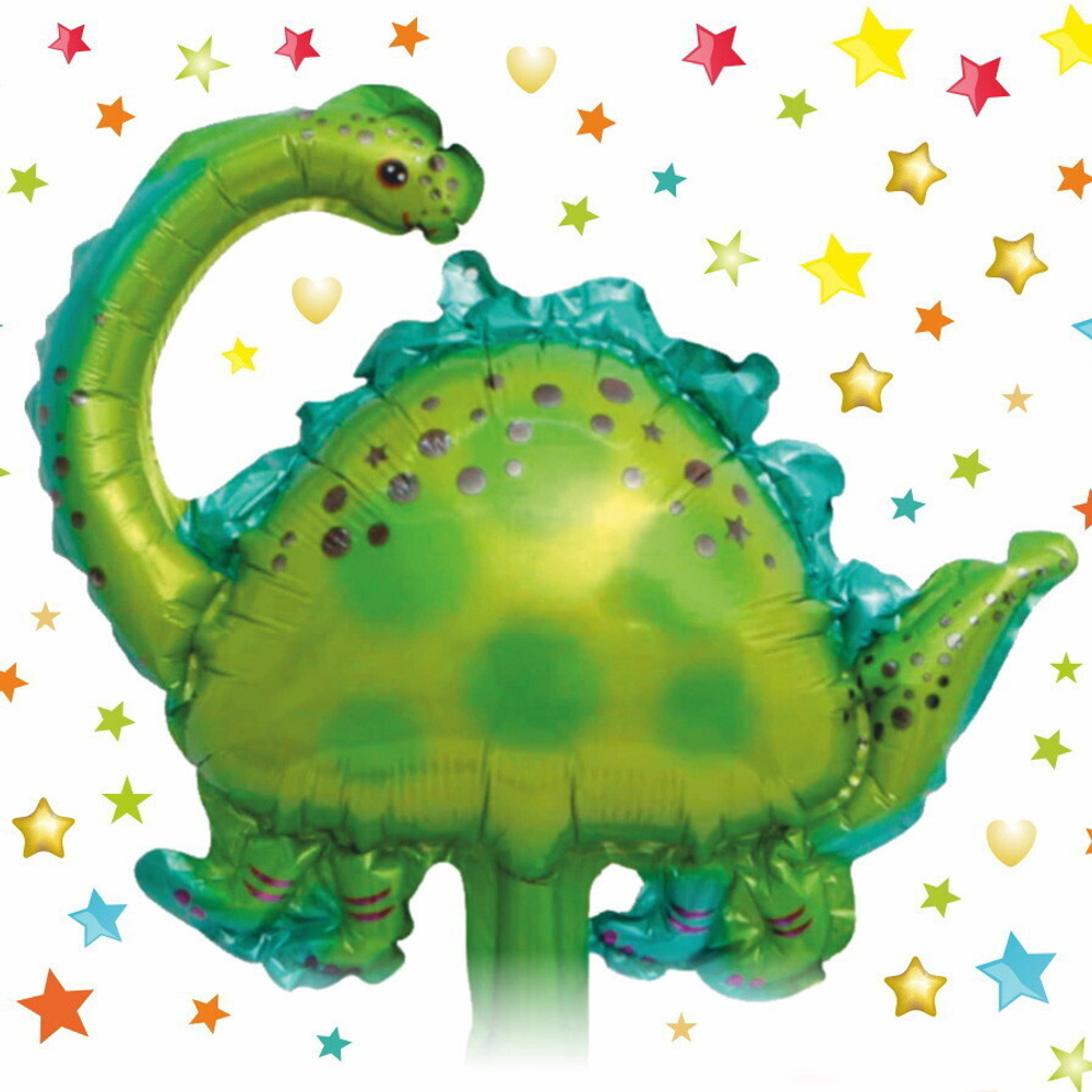 Шар фольгированный 39см “Динозавр Дин”