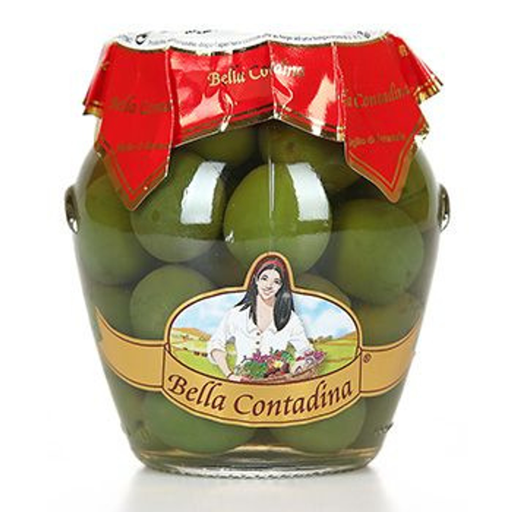 Оливки ГИГАНТ Ночералла  "BELLA Contadina" 290гр Италия