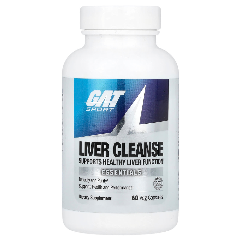 GAT, Liver Cleanse, 60 растительных капсул