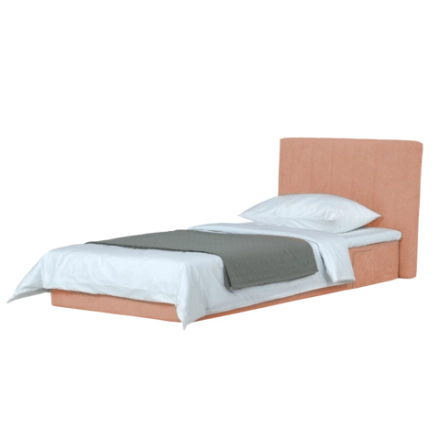 Бескаркасная кровать с матрасом BuySunny (велюр)