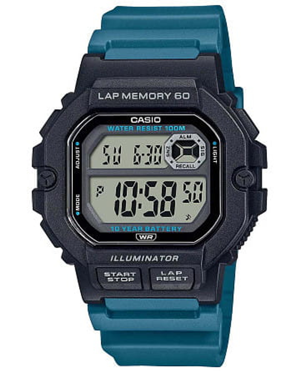 Часы Casio Collection WS-1400H-3AVDF (WS-1400H-3A)