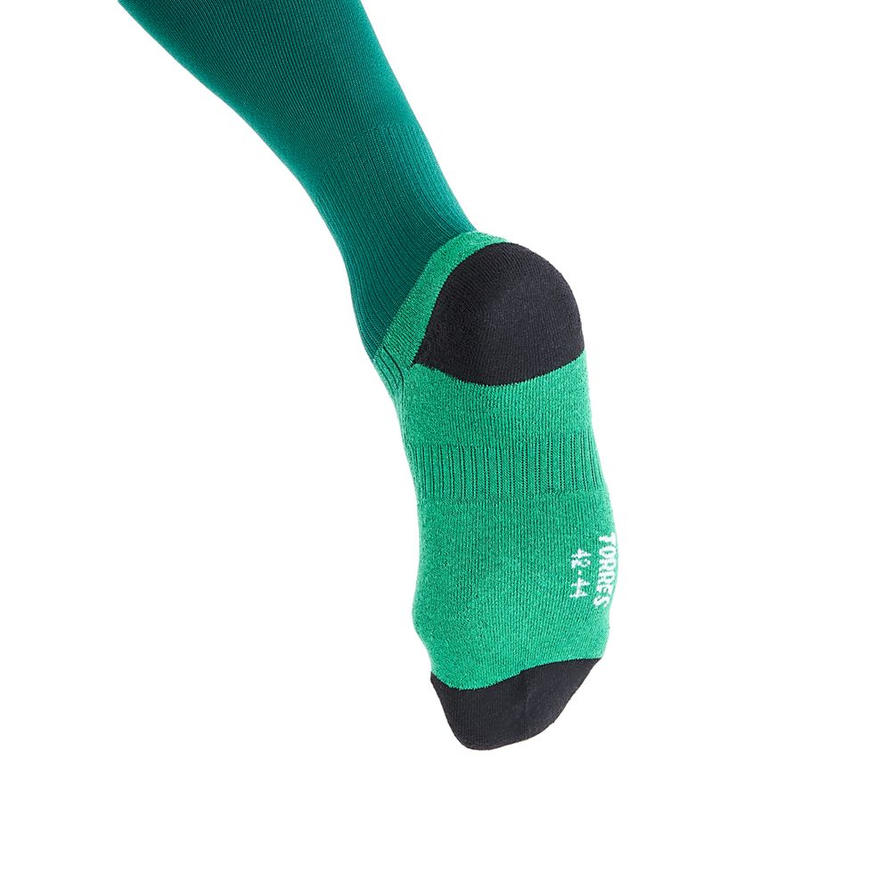Гетры футб.TORRES Sport Team, FS1108-08-25-27, р.25-27, ТЕМНО-ЗЕЛЕН, хлопок, полиэстер,эластан