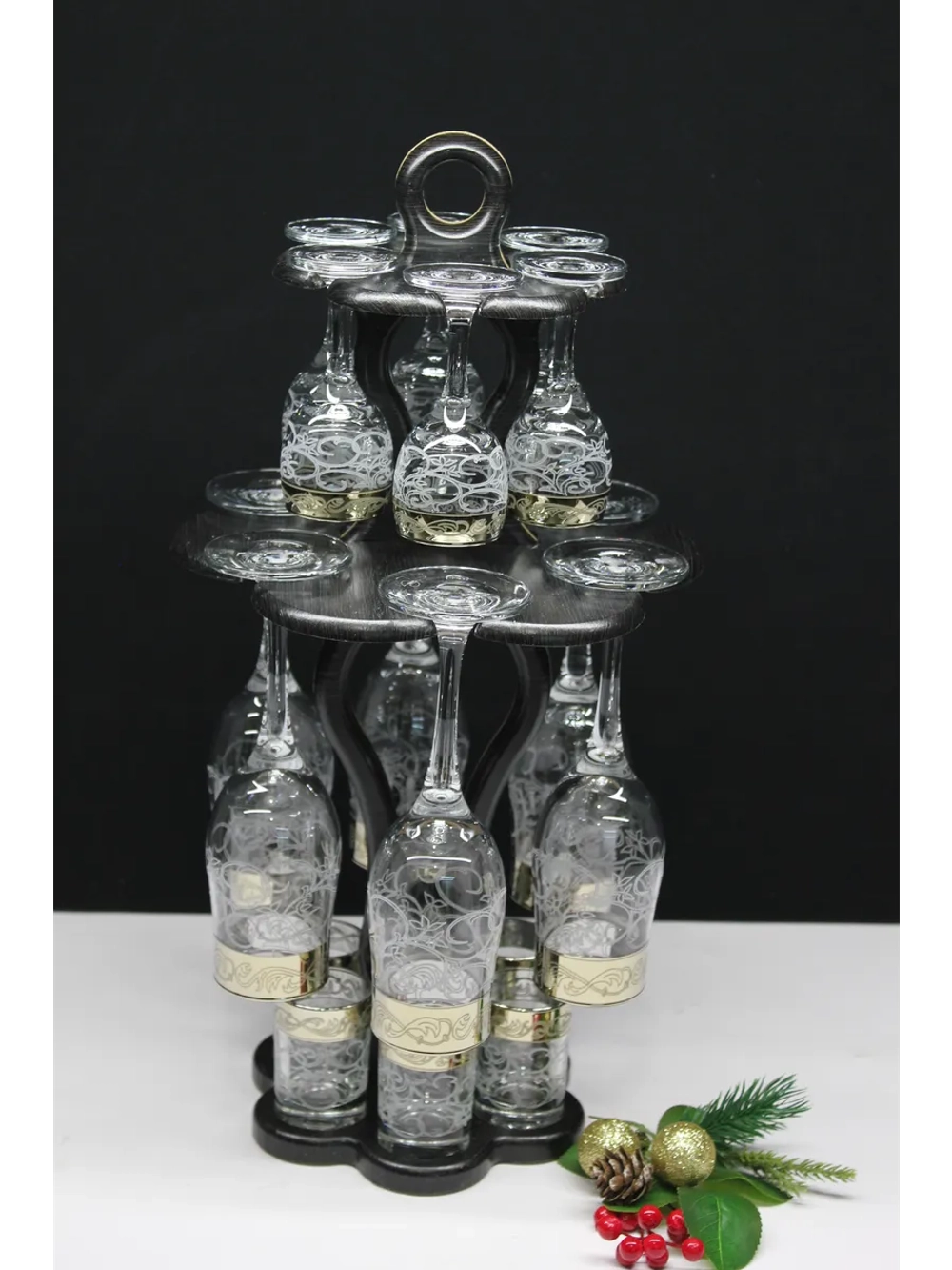 Барный набор 18 предметный с Бокалом