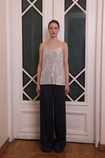 Топ с пайетками, разноцветный