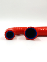 Патрубки регулятора холостого хода (РХХ) УАЗ Патриот, Хантер ЗМЗ-409 силикон 3 шт красные