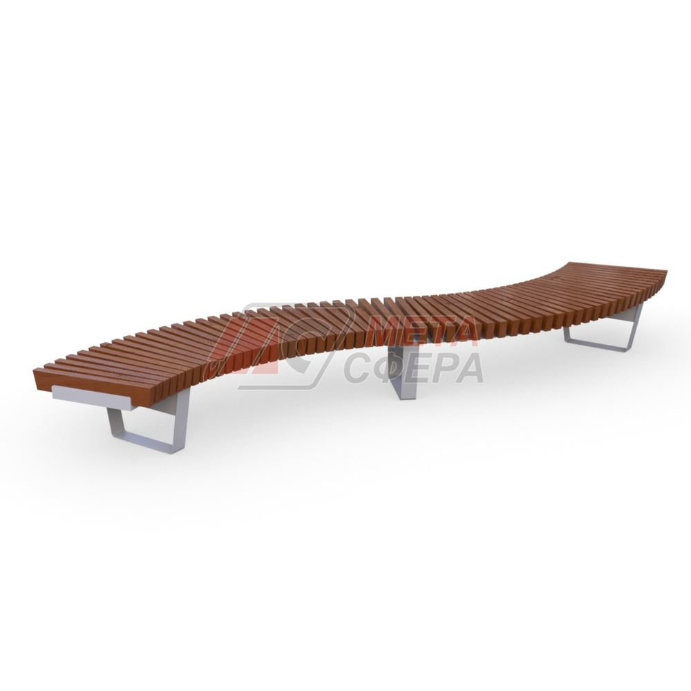 Лавка Rail Road 02 Змейка