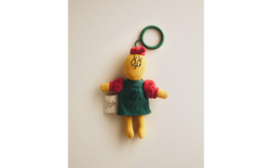 Брелок-игрушка Zara Home, жёлтый, 8623/051