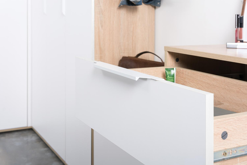 Куба Комод 13.113 N Дуб сонома, Белый премиум