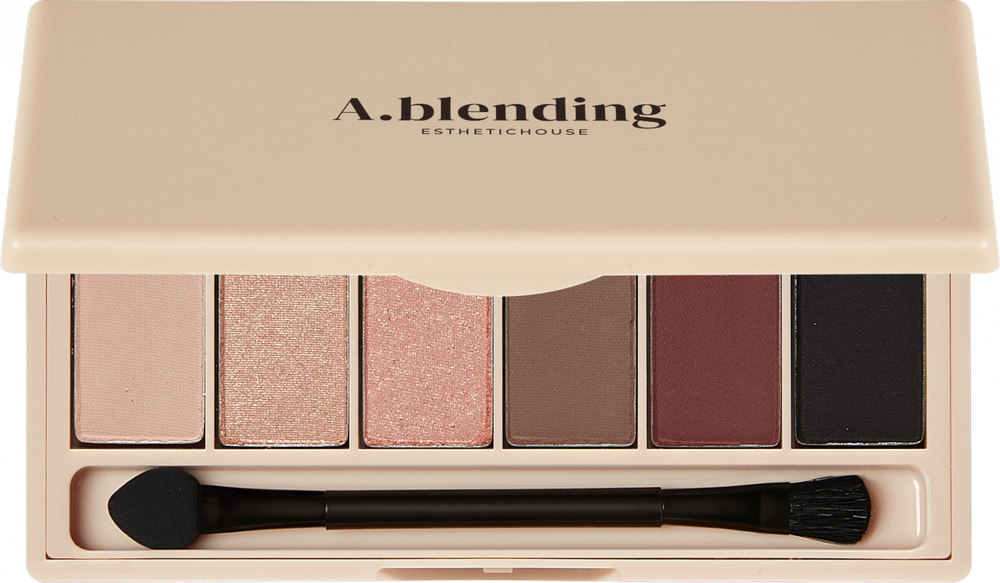 Тени для век Esthetic House A.blending Pro Eyeshadow Palette (#03 Nude Glow) 2 г x 6 шт