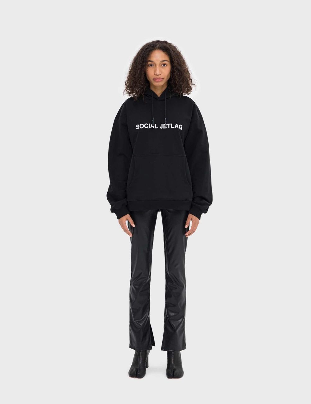 Худи ZNY SOCIAL JETLAG SS22 Черный