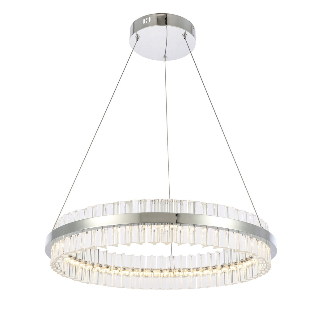 SL383.113.01 Светильник подвесной ST-Luce Хром/Прозрачный LED 1*44W 3000K
